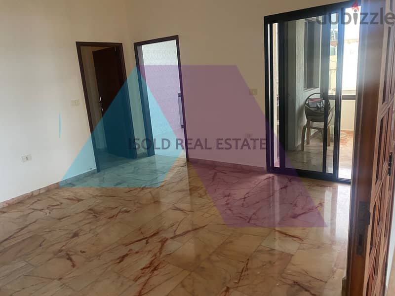 A 140 m2 apartment having an open sea view for rent in Dbaye 6