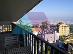 225 m2 rooftop apartment having panoramic view for sale in Ain Saade 0