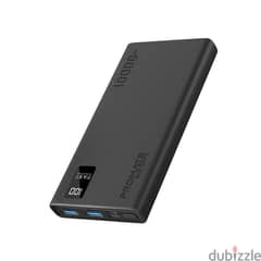 Promate 10000mAh Compact Smart Charging Power Bank with Dual USB-A & U 0