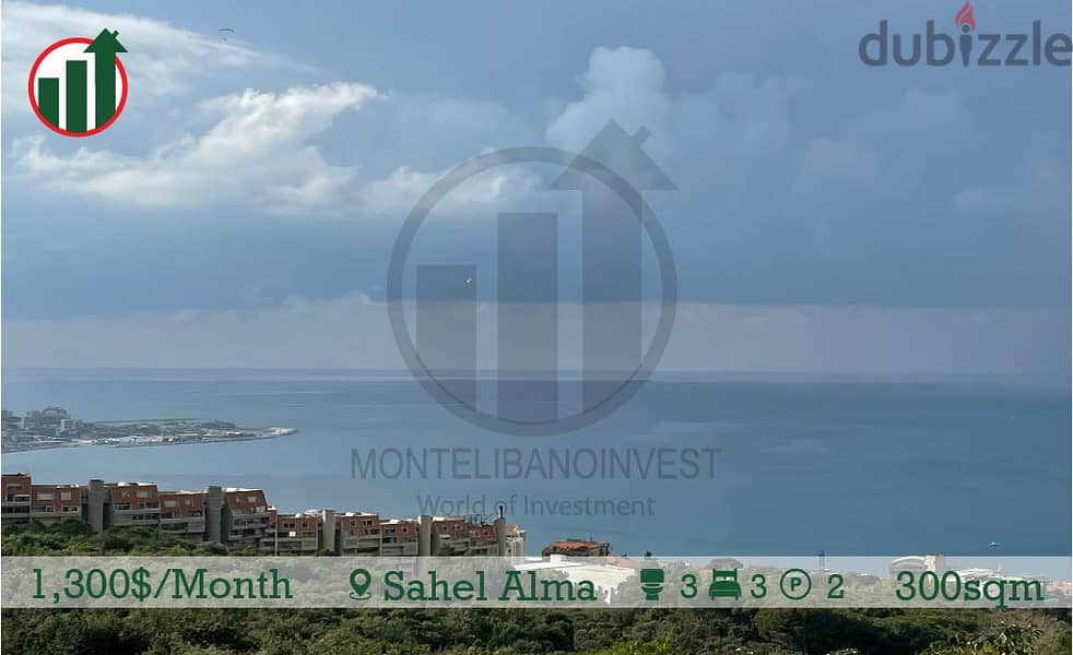 Fully Furnished Apartment for Rent in Sahel Alma ! 0