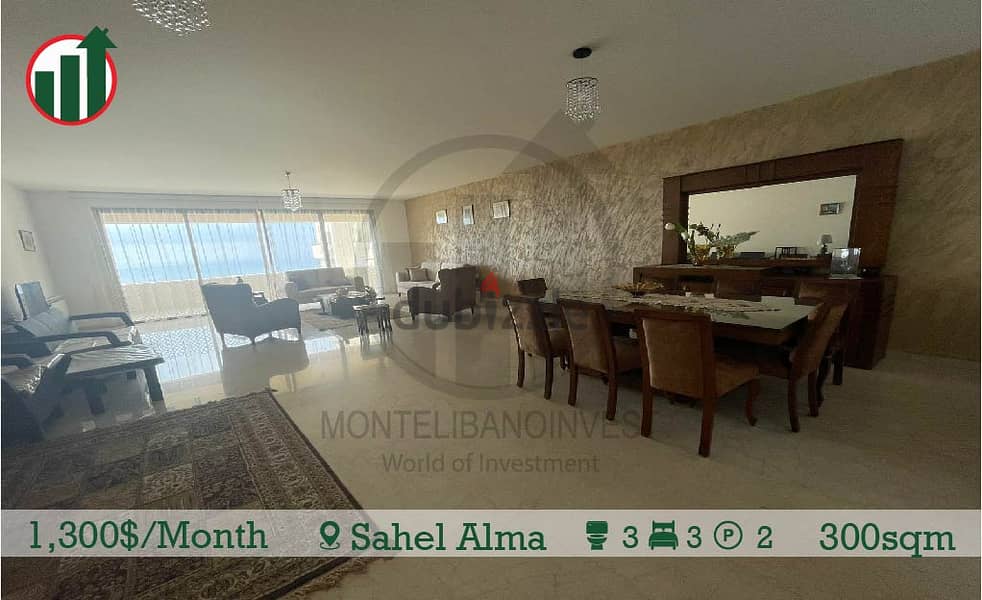 Fully Furnished Apartment for Rent in Sahel Alma ! 2