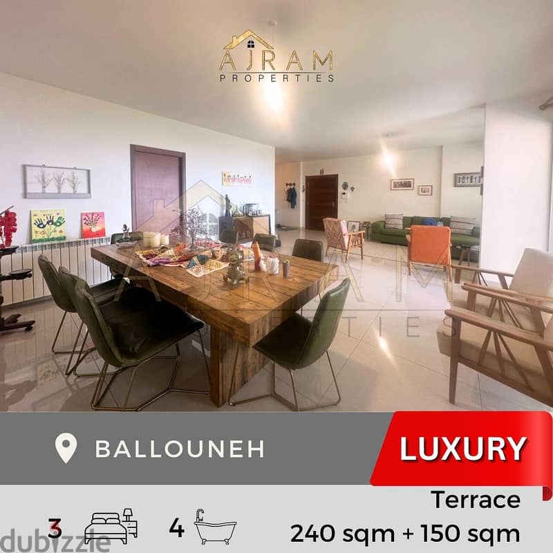 Ballouneh | 240 sqm + 150 sqm Terrace | Sea View 1