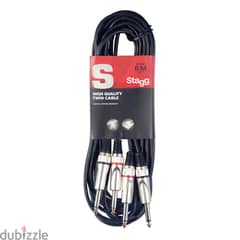 Stagg STC10P 10m Twin Cable 0
