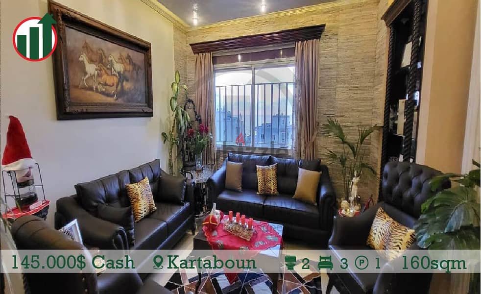 Fully Furnished Apartment for Sale in Kartaboun! 1
