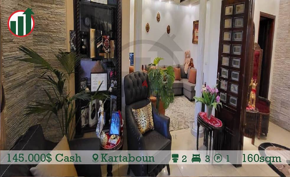 Fully Furnished Apartment for Sale in Kartaboun! 3