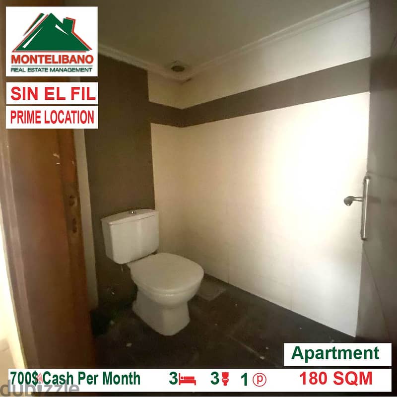 700$!! Prime Location Apartment for rent located in Sin El Fil 4