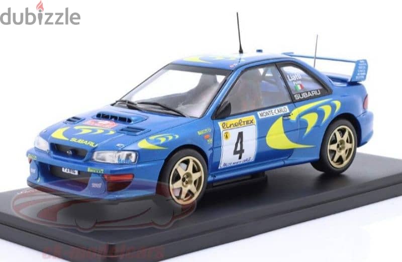 Subaru Impreza S3 WRC (Monte Carlo 1997) diecast car model 1:24. 1
