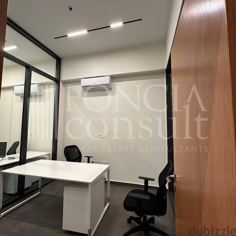 Modern Office Space for Rent in Adlieh! مكتب جديد للإيجار في العدلية 1