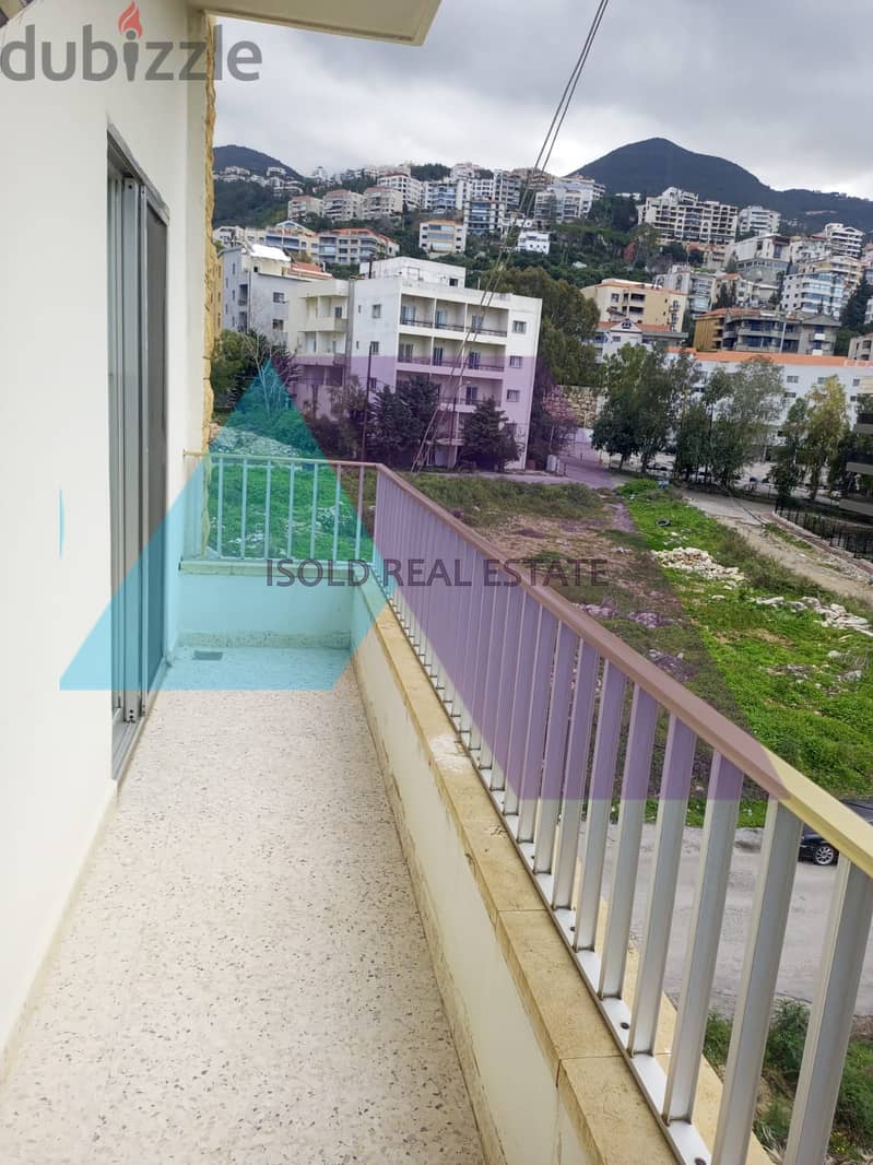 Furnished 125 m2 apartment+open mountain view for rent in Ghazir 4