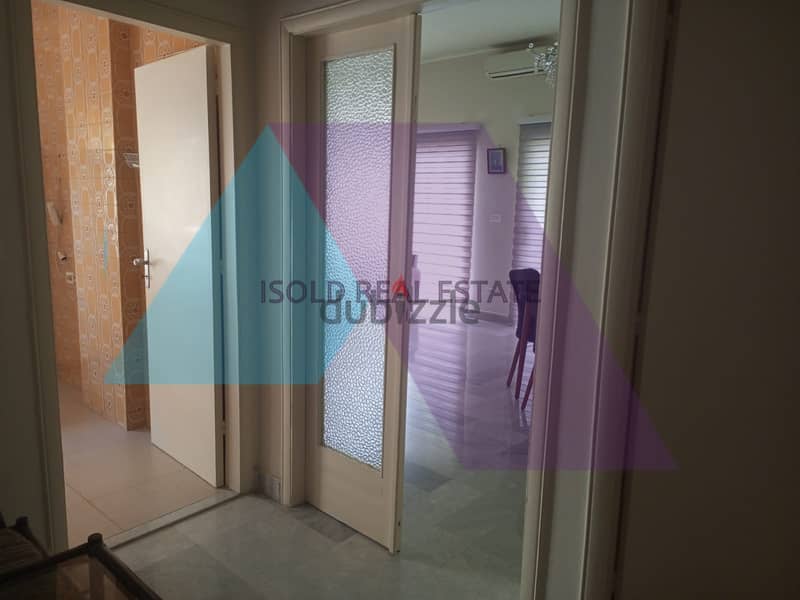 Furnished 125 m2 apartment+open mountain view for rent in Ghazir 10