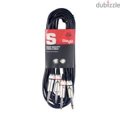 Stagg STC6P 6m Twin Cable 0