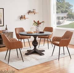 dining  chairs dark brown 0