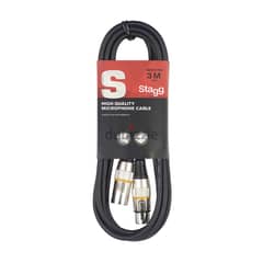 Stagg SMC3 YW 3m Microphone Cable 0