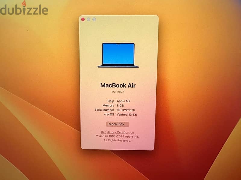 MacBook Air M2 256Gb/8Ram 13.6 inch super clean in excellent condition 3