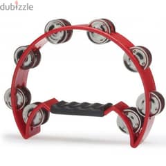 Stagg TAB-2 Half Moon Tambourine - Red 0