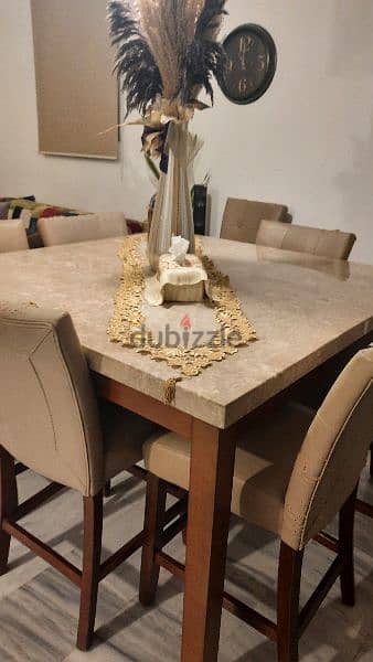 Marble dining table 1