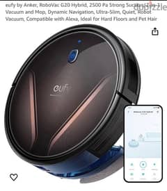 eufy robot vacuum and mop 0