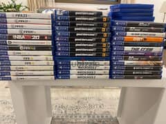 140 ps4  titles for sale (all in great  condition )