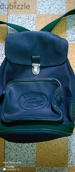 Vintage Lacoste Backpack 1