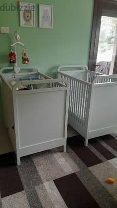 2 baby bed for twins 0