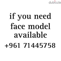 face model