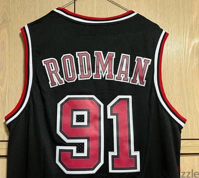 Dennis Rodman Chicago bulls 1997/98 black jersey