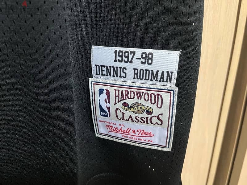Dennis Rodman Chicago bulls 1997/98 black kit 1