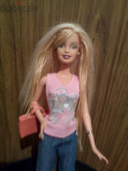 I MESSAGE GIRL Barbie Mattel Top doll 2004 bend legs special hair=17$ 1