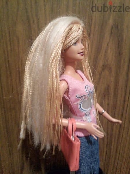 I MESSAGE GIRL Barbie Mattel Top doll 2004 bend legs special hair=17$ 2
