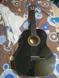 classic black guitar 0