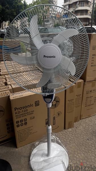 Prosonic 18” Rechargeable Fan (Made By JTC) 1