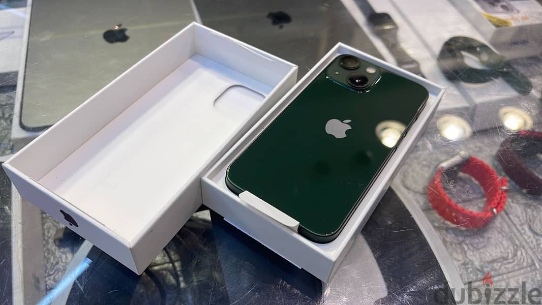 Open Box Iphone 13 mini 256gb Green  Battery health 93% users & only p 1
