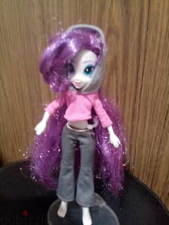 RARITY MY LITTLE PONY EQUESTRIA great Hasbro doll long purple hair=16$ 0