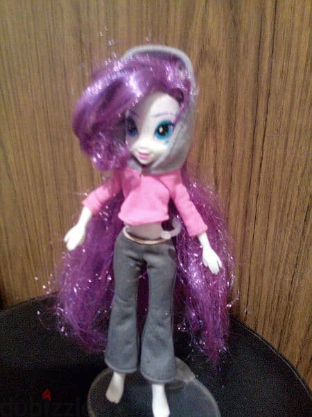 RARITY MY LITTLE PONY EQUESTRIA great Hasbro doll long purple hair=16$ 6