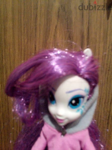 RARITY MY LITTLE PONY EQUESTRIA great Hasbro doll long purple hair=16$ 5