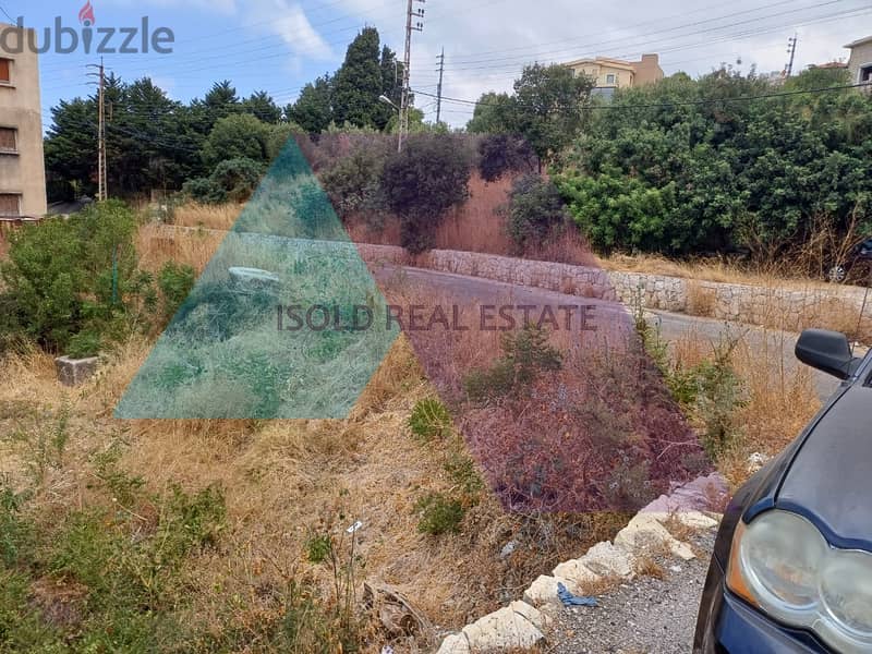 A 720 m2 land for sale in Aakora/Jbeil 0