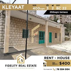 House for rent in Kleyaat BC22