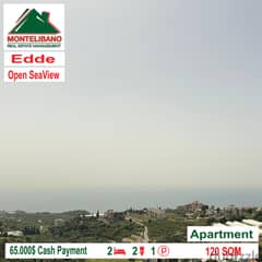 65000$ Open Sea View !!! Apartment for sale in Edde!!!