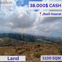 Land For Sale Located In Hsarat Jbeil  أرض للبيع في حصرات جبيل 0