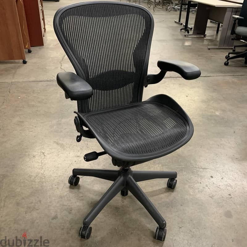 Herman Miller Aeron Chairs -- In Excellent Condition 1