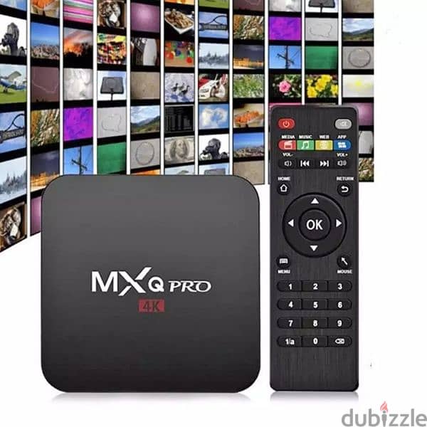 MXQ PRO 4K 5G Android TV Box + IPTV Bein sports OSN movies and series 2