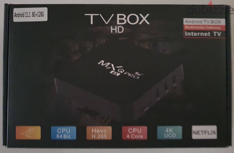 MXQ PRO 4K 5G Android TV Box + IPTV Bein sports OSN movies and series 6