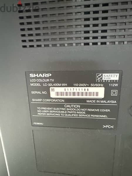 Sharp TV 27 Inch 4