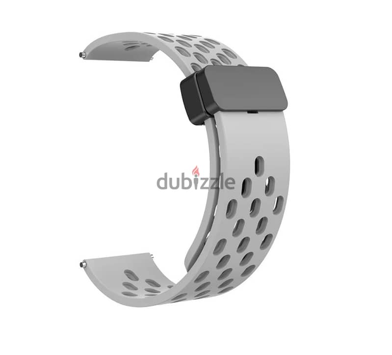 Watch Silicone Strap - 22mm with Magnetic Lock 3