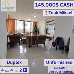 Duplex For Sale Located In Zouk Mikael  دوبلكس للبيع في زوق مكايل