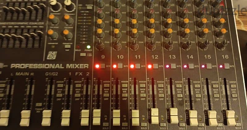 audio mixer HEAVY METAL 1622 FX 2