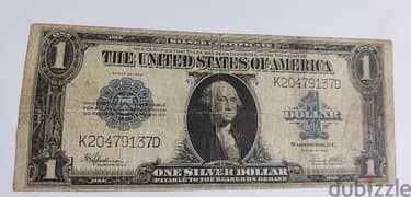 Super Large USA One Dollar Banknote1923 دولار اميركي ورقي كبيرعام ١٩٢٣ 0