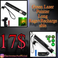 Rechargeable green Laser