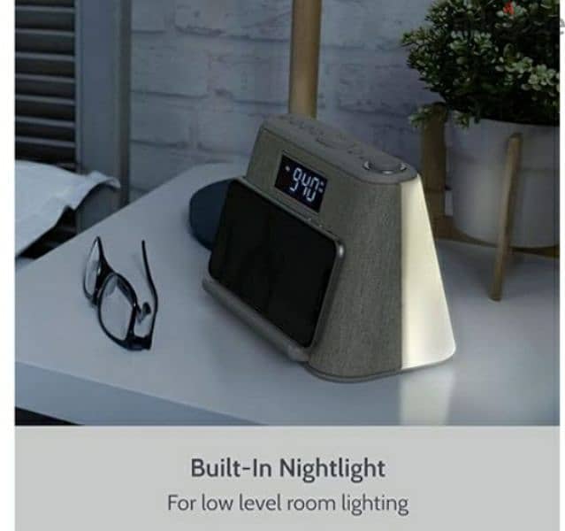 I-Box Glow alarm cock ,wireless charging &nightlight/3$ delivery 6
