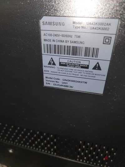 Samsung UA43K5002AK 43 inch LED Full HD TV